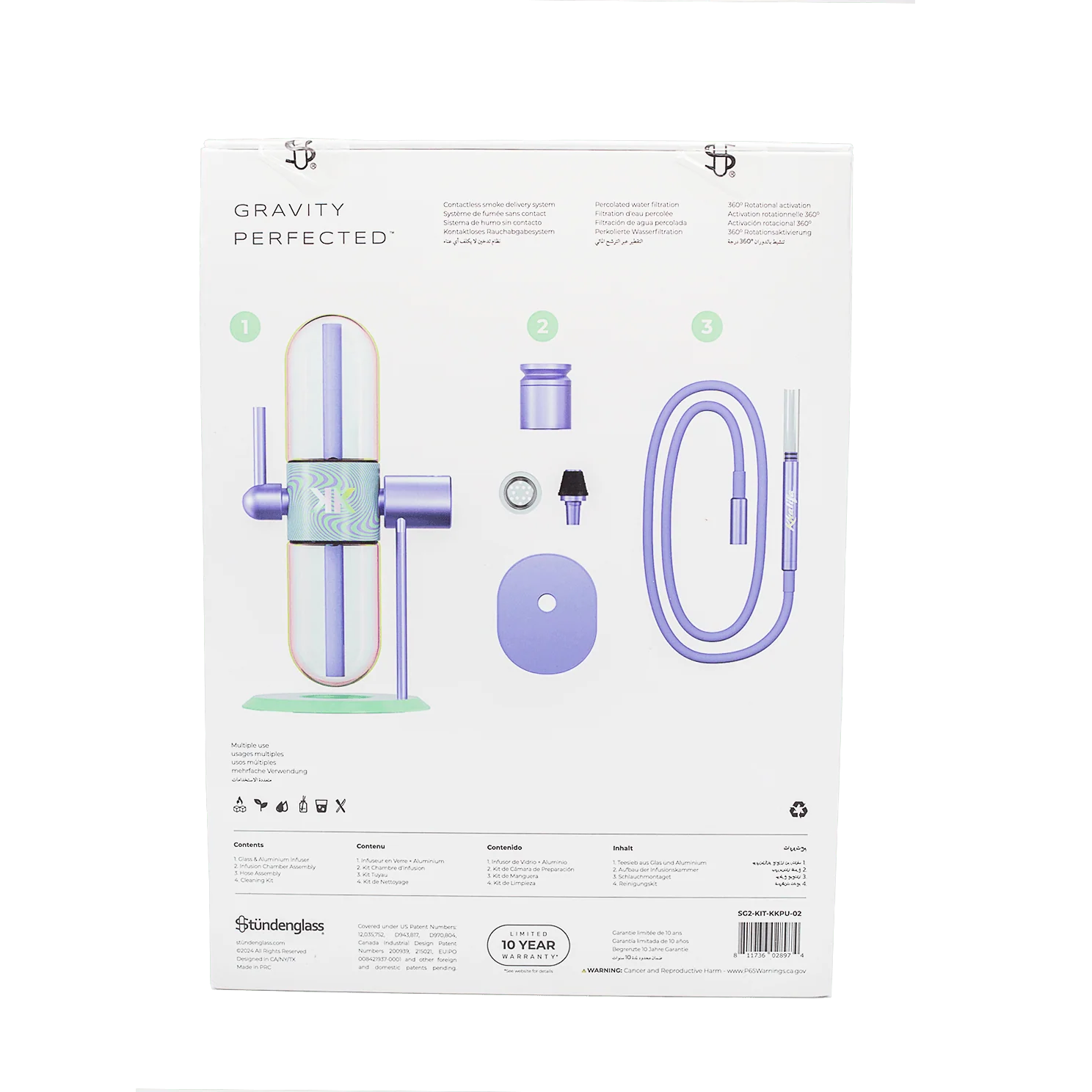 Khalifa x Stündenglass Gravity Infuser - Classic - Violet Sky / Mints - Image 18