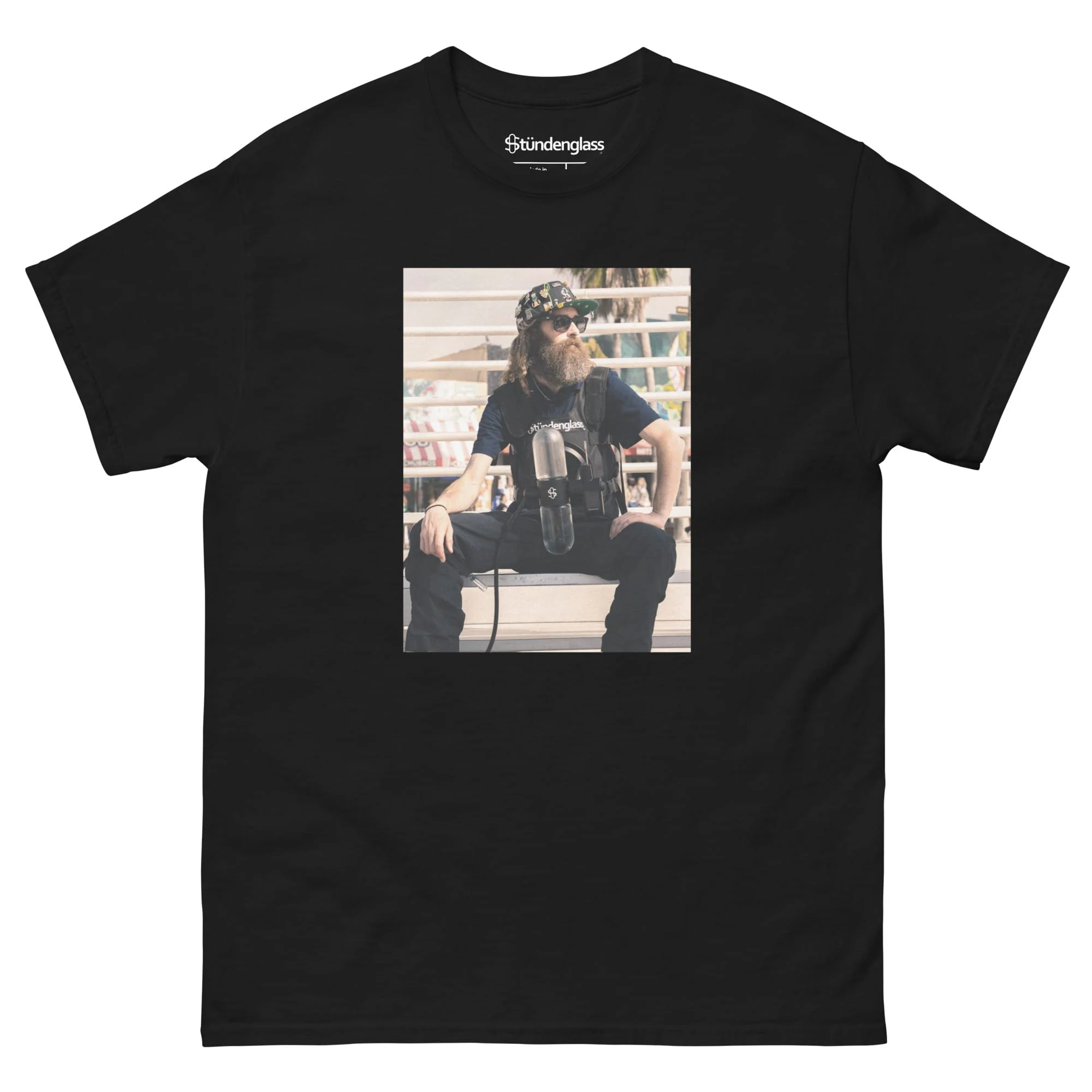 Stündenglass Bearded Larry Photo Box T-Shirt - Image 3
