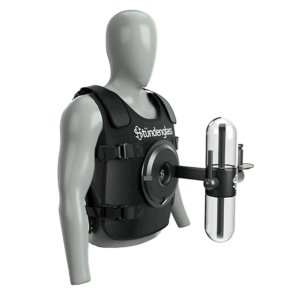 Stündenglass Chest Mount | Hands-Free Wearable Harness for Gravity Infuser